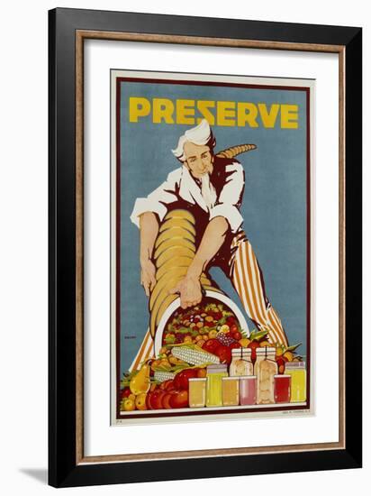 Preserve War Effort Poster-null-Framed Giclee Print