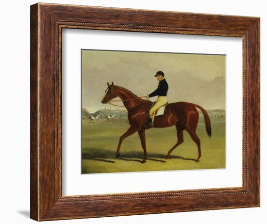 'Preserve' with Flatman Up at Newmarket, 1835-John Frederick Herring Jnr-Framed Giclee Print