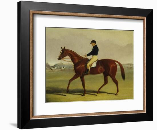 'Preserve' with Flatman Up at Newmarket, 1835-John Frederick Herring Jnr-Framed Giclee Print