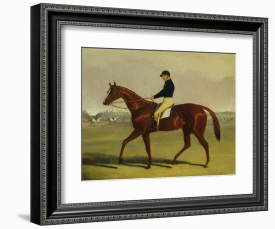 'Preserve' with Flatman Up at Newmarket, 1835-John Frederick Herring Jnr-Framed Giclee Print