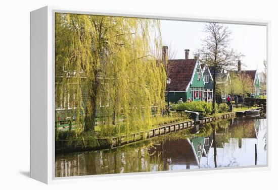 Preserved Historic Houses in Zaanse Schans-Amanda Hall-Framed Premier Image Canvas