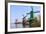 Preserved Historic Windmills and Houses in Zaanse Schans-Amanda Hall-Framed Photographic Print