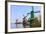 Preserved Historic Windmills and Houses in Zaanse Schans-Amanda Hall-Framed Photographic Print