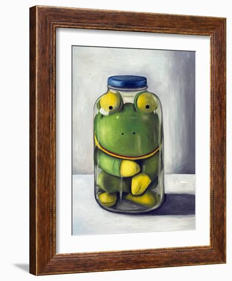Preserving Childhood Frog-Leah Saulnier-Framed Giclee Print