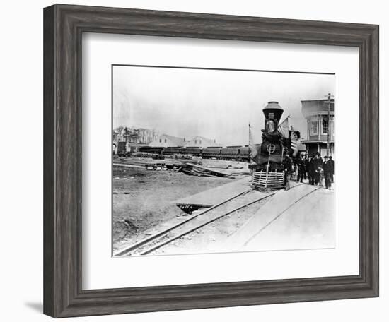 President Abraham Lincoln's Funeral Train-null-Framed Photographic Print