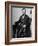 President Abraham Lincoln Sitting in a Chair-null-Framed Photographic Print