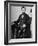 President Abraham Lincoln Sitting in a Chair-null-Framed Photographic Print