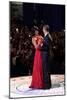 President Barack and Michelle Obama Dance at the Commander in Chief Inaugural Ball-null-Mounted Photo