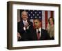 President Barack Obama Acknowledges Applause before His Address to a Joint Session of Congress-null-Framed Photographic Print
