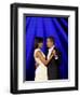 President Barack Obama and First Lady Dance Together at Neighborhood Inaugural Ball in Washington-null-Framed Photographic Print
