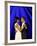 President Barack Obama and First Lady Dance Together at Neighborhood Inaugural Ball in Washington-null-Framed Photographic Print