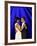 President Barack Obama and First Lady Dance Together at Neighborhood Inaugural Ball in Washington-null-Framed Photographic Print