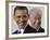 President Barack Obama and Vice President Joe Biden in the East Room of the White House-null-Framed Photographic Print