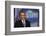 President Barack Obama at a News Conference, Brady Press Briefing Room-Dennis Brack-Framed Photographic Print