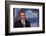 President Barack Obama at a News Conference, Brady Press Briefing Room-Dennis Brack-Framed Photographic Print