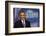 President Barack Obama at a News Conference, Brady Press Briefing Room-Dennis Brack-Framed Photographic Print