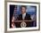 President Barack Obama at a News Conference, Brady Press Briefing Room-Dennis Brack-Framed Photographic Print