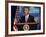 President Barack Obama at a News Conference, Brady Press Briefing Room-Dennis Brack-Framed Photographic Print