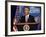 President Barack Obama at a News Conference, Brady Press Briefing Room-Dennis Brack-Framed Photographic Print