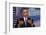 President Barack Obama at a News Conference, Brady Press Briefing Room-Dennis Brack-Framed Photographic Print