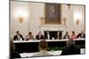 President Barack Obama Meets with Members of the Congressional Black Caucus-null-Mounted Premium Photographic Print