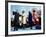 President Barack Obama Takes the Oath of Office with Wife Michelle and Daughters, Sasha and Malia-null-Framed Photographic Print