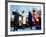 President Barack Obama Takes the Oath of Office with Wife Michelle and Daughters, Sasha and Malia-null-Framed Photographic Print