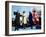 President Barack Obama Takes the Oath of Office with Wife Michelle and Daughters, Sasha and Malia-null-Framed Photographic Print