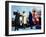 President Barack Obama Takes the Oath of Office with Wife Michelle and Daughters, Sasha and Malia-null-Framed Photographic Print