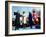 President Barack Obama Takes the Oath of Office with Wife Michelle and Daughters, Sasha and Malia-null-Framed Photographic Print