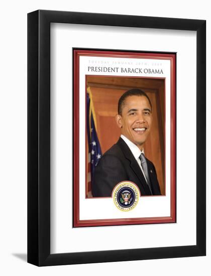 President Barack Obama - Tuesday, January 20th, 2009-null-Framed Art Print