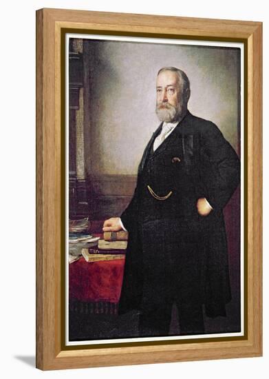 President Benjamin Harrison-American School-Framed Premier Image Canvas