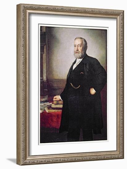 President Benjamin Harrison-American School-Framed Giclee Print