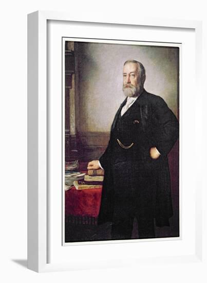 President Benjamin Harrison-American School-Framed Giclee Print