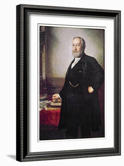 President Benjamin Harrison-American School-Framed Giclee Print