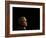 President Bush Listens to Statements-null-Framed Photographic Print