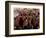 President Bush Receives Cheers as He is Introduced at a Campaign Rally at Post-Gazette Pavilion-null-Framed Photographic Print