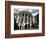 President Bush, Right, and Vice President Dick Cheney Walk to the South Lawn-null-Framed Photographic Print