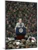 President Bush Speaks to Marines During a Visit to Camp Pendleton Base in San Diego-null-Mounted Photographic Print