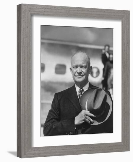 President Dwight D. Eisenhower-Hank Walker-Framed Photographic Print