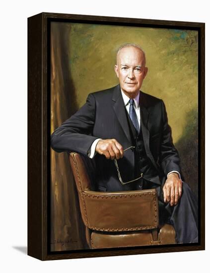 President Dwight D. Eisenhower-James Anthony Wills-Framed Premier Image Canvas