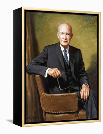 President Dwight D. Eisenhower-James Anthony Wills-Framed Premier Image Canvas