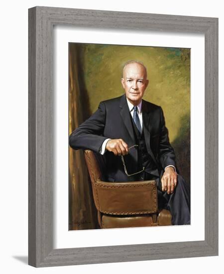 President Dwight D. Eisenhower-James Anthony Wills-Framed Giclee Print