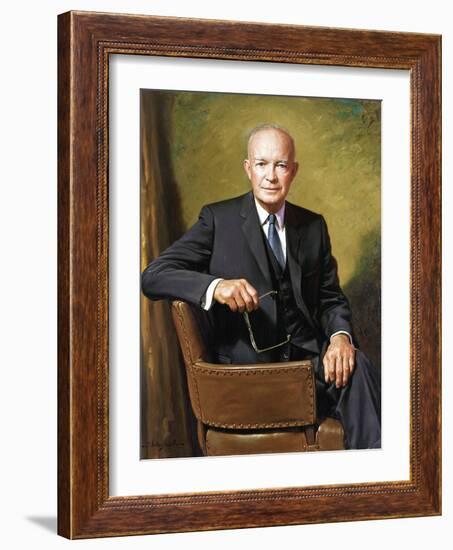 President Dwight D. Eisenhower-James Anthony Wills-Framed Giclee Print