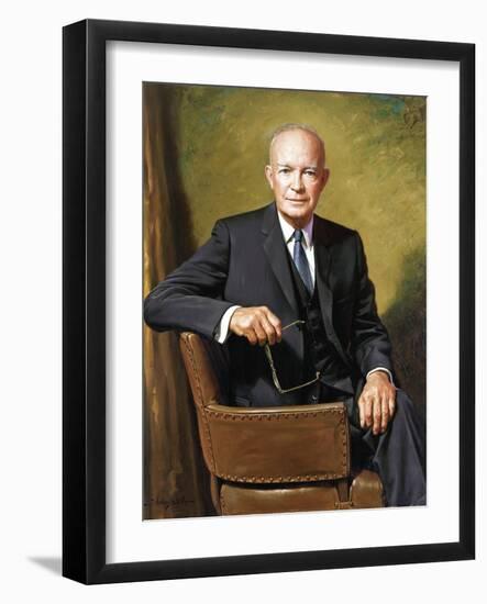 President Dwight D. Eisenhower-James Anthony Wills-Framed Giclee Print