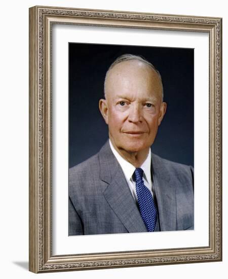 President Dwight Eisenhower, May 29, 1959-null-Framed Photo