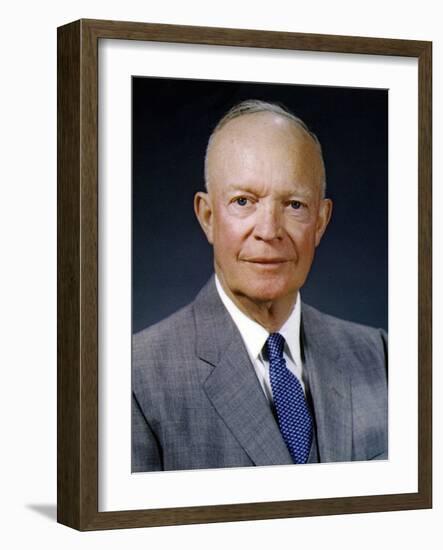 President Dwight Eisenhower, May 29, 1959-null-Framed Photo