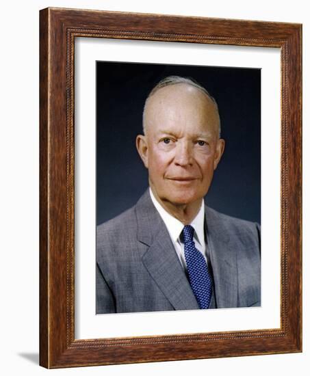 President Dwight Eisenhower, May 29, 1959-null-Framed Photo