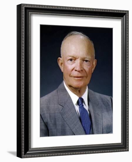 President Dwight Eisenhower, May 29, 1959-null-Framed Photo