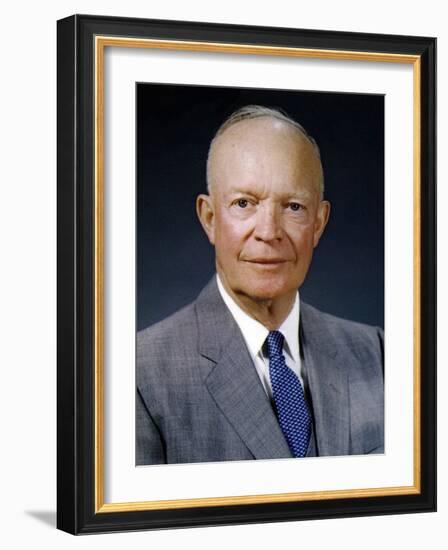 President Dwight Eisenhower, May 29, 1959-null-Framed Photo